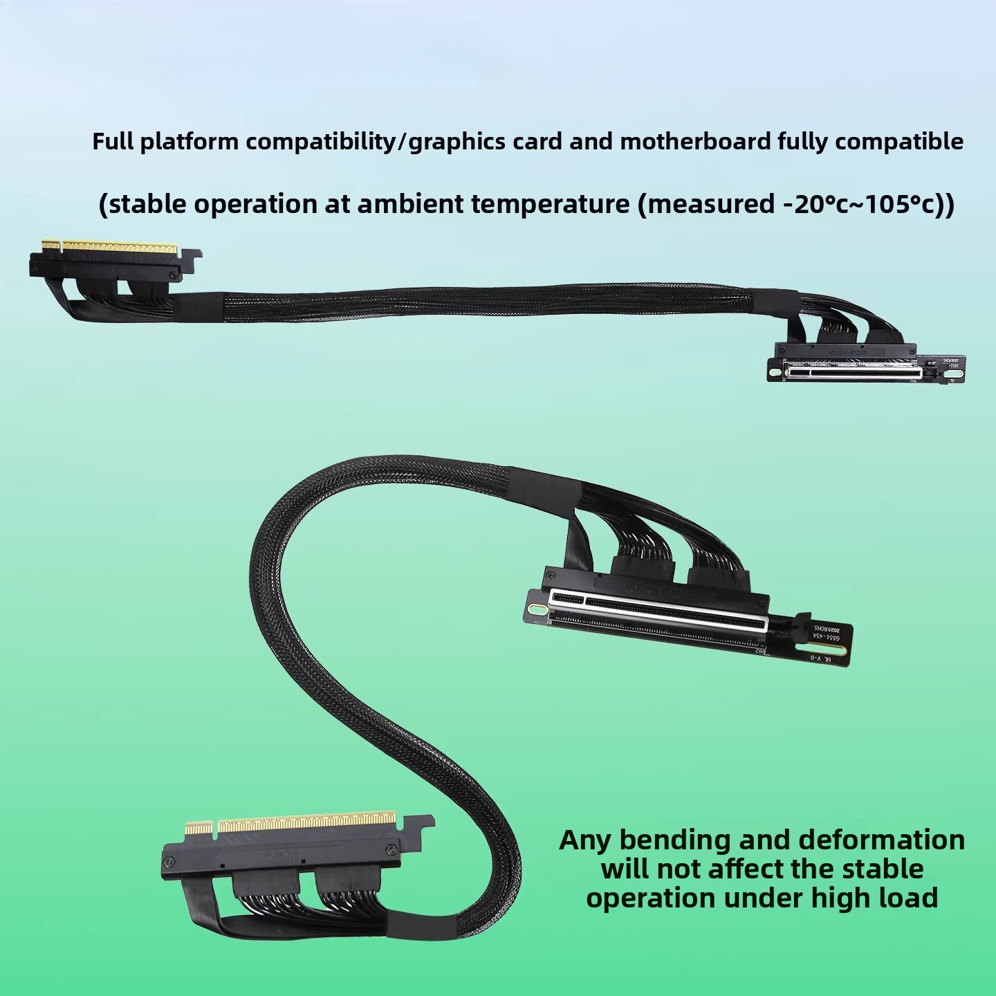 GPU Server Dedicated PCIE 5.0  - Pcie 5.0 Gpu Riser Cable ulasan dan harga